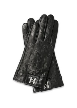 Karl Lagerfeld Skórzane rękawiczki K/MONOGRAM GLOVE ze sklepu Gomez Fashion Store w kategorii Rękawiczki damskie - zdjęcie 173266710