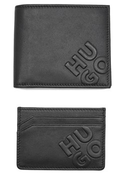HUGO Skórzany portfel + etui na karty GBHM_8 ze sklepu Gomez Fashion Store w kategorii Etui - zdjęcie 173268712