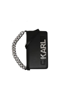 Karl Lagerfeld Etui na telefon IPHONE 12 PRO MAX | z dodatkiem skóry ze sklepu Gomez Fashion Store w kategorii Etui - zdjęcie 173271070