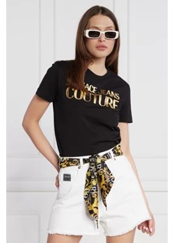 Versace Jeans Couture T-shirt | Regular Fit ze sklepu Gomez Fashion Store w kategorii Bluzki damskie - zdjęcie 173275420