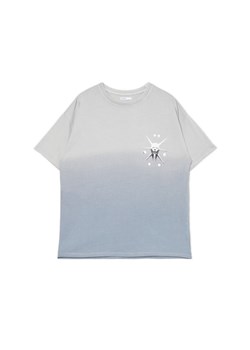 Cropp - Szara koszulka z efektem ombre - jasny szary ze sklepu Cropp w kategorii Bluzki damskie - zdjęcie 173276714
