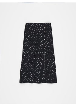 Mohito - Spódnica midi z wiskozy - czarny ze sklepu Mohito w kategorii Spódnice - zdjęcie 173276972