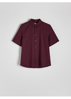 Reserved - Gładka koszula regular fit - fioletowy ze sklepu Reserved w kategorii Koszule męskie - zdjęcie 173277213