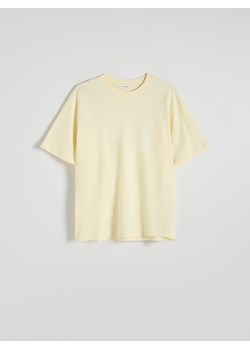 Reserved - T-shirt comfort fit - jasnożółty ze sklepu Reserved w kategorii T-shirty męskie - zdjęcie 173277344