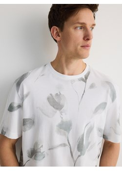 Reserved - T-shirt comfort fit - złamana biel ze sklepu Reserved w kategorii T-shirty męskie - zdjęcie 173277354