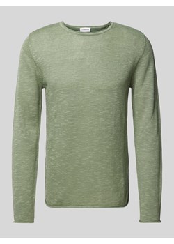 Sweter z dzianiny z fakturowanym wzorem ze sklepu Peek&Cloppenburg  w kategorii Swetry męskie - zdjęcie 173278701