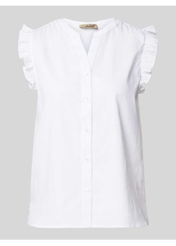 Top bluzkowy z wolantami ze sklepu Peek&Cloppenburg  w kategorii Koszule damskie - zdjęcie 173278730