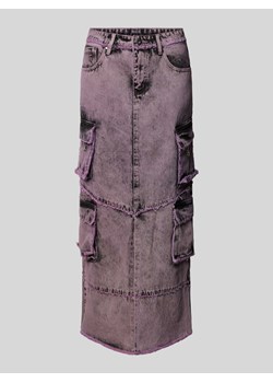 Spódnica jeansowa z 5 kieszeniami model ‘VORTEX’ ze sklepu Peek&Cloppenburg  w kategorii Spódnice - zdjęcie 173278754