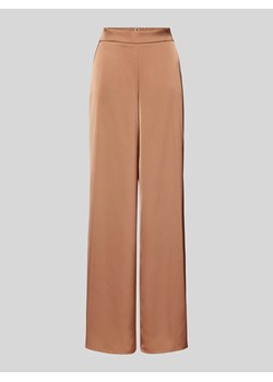 Spodnie z szeroką nogawką i elastycznym pasem ze sklepu Peek&Cloppenburg  w kategorii Spodnie damskie - zdjęcie 173278781