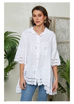 Lin Passion Koszula w kolorze białym ze sklepu Limango Polska w kategorii Koszule damskie - zdjęcie 173279164