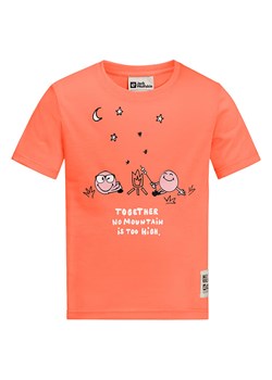 Jack Wolfskin Koszulka funkcyjna &quot;Smiley World&quot; w kolorze pomarańczowym ze sklepu Limango Polska w kategorii T-shirty chłopięce - zdjęcie 173279251