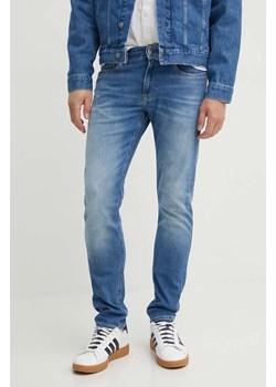 Calvin Klein Jeans jeansy męskie kolor niebieski J30J323685 ze sklepu ANSWEAR.com w kategorii Jeansy męskie - zdjęcie 173280371