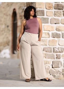 Sinsay - Spodnie eleganckie - kremowy ze sklepu Sinsay w kategorii Spodnie damskie - zdjęcie 173282754