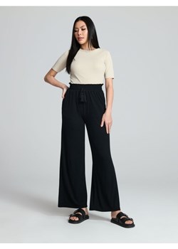 Sinsay - Szerokie spodnie - czarny ze sklepu Sinsay w kategorii Spodnie damskie - zdjęcie 173282781