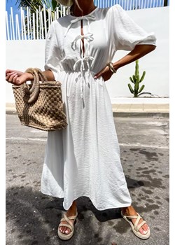 Sukienka HIMERFOLA WHITE ze sklepu Ivet Shop w kategorii Sukienki - zdjęcie 173283032