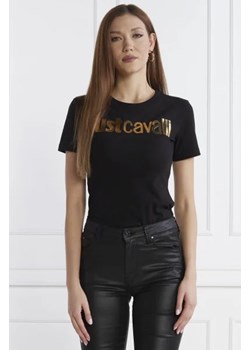 Just Cavalli T-shirt | Regular Fit ze sklepu Gomez Fashion Store w kategorii Bluzki damskie - zdjęcie 173283524