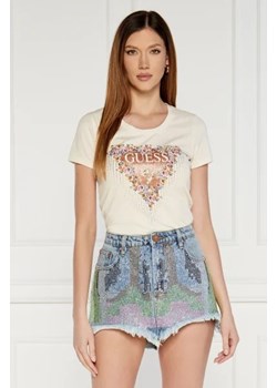 GUESS T-shirt | Slim Fit | stretch ze sklepu Gomez Fashion Store w kategorii Bluzki damskie - zdjęcie 173283570