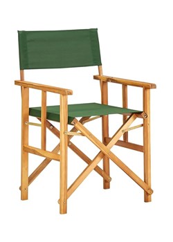 Krzesło reżysera składane Martin - zielone ze sklepu Edinos.pl w kategorii Krzesła - zdjęcie 173285443