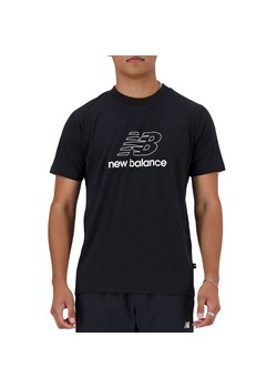 Koszulka New Balance MT41906BK - czarna ze sklepu streetstyle24.pl w kategorii T-shirty męskie - zdjęcie 173286522