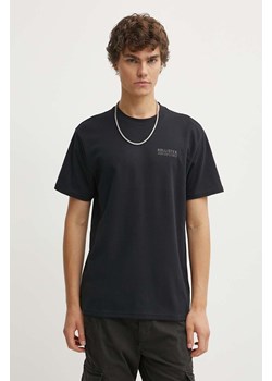 Hollister Co. t-shirt męski kolor czarny z nadrukiem ze sklepu ANSWEAR.com w kategorii T-shirty męskie - zdjęcie 173288252