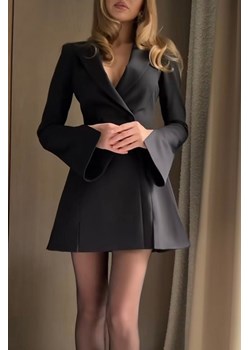 Sukienka - marynarka MELFORDA BLACK ze sklepu Ivet Shop w kategorii Sukienki - zdjęcie 173288562