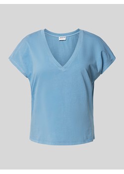 T-shirt z dekoltem w serek ze sklepu Peek&Cloppenburg  w kategorii Bluzki damskie - zdjęcie 173288781