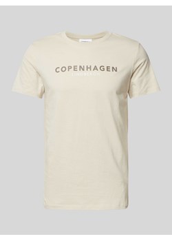 T-shirt z nadrukiem z logo model ‘Copenhagen’ ze sklepu Peek&Cloppenburg  w kategorii T-shirty męskie - zdjęcie 173288791