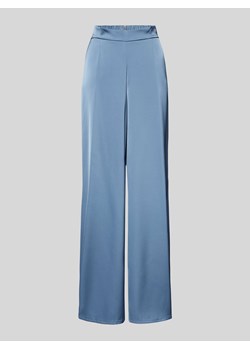Spodnie z szeroką nogawką i elastycznym pasem ze sklepu Peek&Cloppenburg  w kategorii Spodnie damskie - zdjęcie 173288801