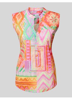 Top bluzkowy ze wzorem na całej powierzchni model ‘Multi Aqua Patch’ ze sklepu Peek&Cloppenburg  w kategorii Bluzki damskie - zdjęcie 173288881