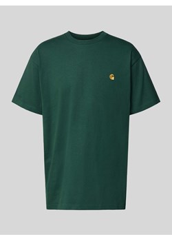 T-shirt z wyhaftowanym logo model ‘CHASE’ ze sklepu Peek&Cloppenburg  w kategorii T-shirty męskie - zdjęcie 173289041
