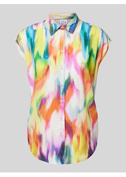 Top bluzkowy ze wzorem na całej powierzchni model ‘Multi Aquarell’ ze sklepu Peek&Cloppenburg  w kategorii Bluzki damskie - zdjęcie 173289050