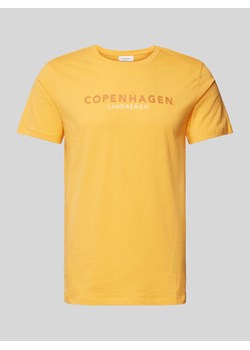 T-shirt z nadrukiem z logo model ‘Copenhagen’ ze sklepu Peek&Cloppenburg  w kategorii T-shirty męskie - zdjęcie 173289062