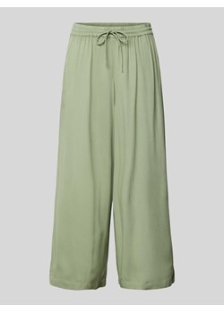 Spodnie materiałowe rozkloszowane z tunelem model ‘NYA’ ze sklepu Peek&Cloppenburg  w kategorii Spodnie damskie - zdjęcie 173289121