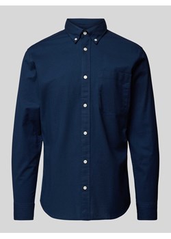Koszula casualowa o kroju slim fit z kieszenią na piersi model ‘BROOK OXFORD’ ze sklepu Peek&Cloppenburg  w kategorii Koszule męskie - zdjęcie 173289200