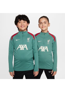 Treningowa koszulka piłkarska dla dużych dzieci Liverpool F.C. Strike Nike Dri-FIT - Zieleń ze sklepu Nike poland w kategorii T-shirty chłopięce - zdjęcie 173289320
