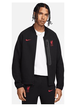 Męska kurtka piłkarska Nike Liverpool F.C. Tech Fleece - Czerń ze sklepu Nike poland w kategorii Kurtki męskie - zdjęcie 173289323