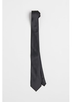 H & M - Satynowy krawat - Czarny ze sklepu H&M w kategorii Krawaty - zdjęcie 173289554