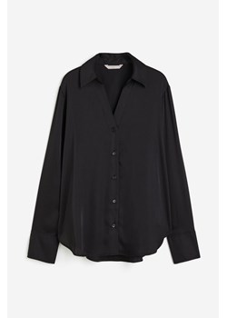 H & M - Bluzka z dekoltem w serek - Czarny ze sklepu H&M w kategorii Bluzki damskie - zdjęcie 173289600