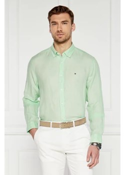 Tommy Hilfiger Lniana koszula PIGMENT DYED | Regular Fit ze sklepu Gomez Fashion Store w kategorii Koszule męskie - zdjęcie 173290444