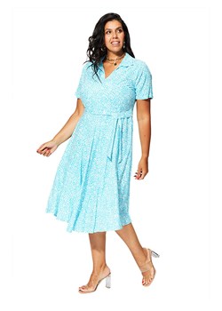 Aller Simplement Sukienka w kolorze błękitno-białym ze sklepu Limango Polska w kategorii Sukienki - zdjęcie 173290733