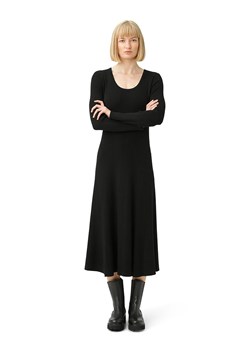 Ilse Jacobsen Sukienka dzianinowa w kolorze czarnym ze sklepu Limango Polska w kategorii Sukienki - zdjęcie 173290764