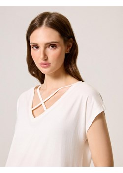 Koszulka MUSA D Off White XS ze sklepu Diverse w kategorii Bluzki damskie - zdjęcie 173291053