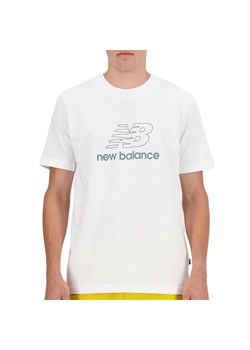 Koszulka New Balance MT41906WT - biała ze sklepu streetstyle24.pl w kategorii T-shirty męskie - zdjęcie 173291354