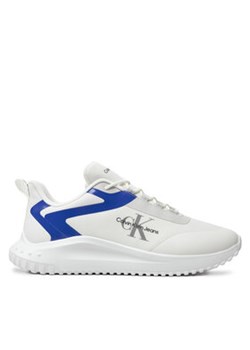 Calvin Klein Jeans Sneakersy Eva Runner Low Lace Ml Mix YM0YM00968 Biały ze sklepu MODIVO w kategorii Buty sportowe męskie - zdjęcie 173292763