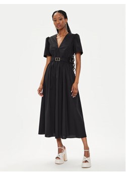 TWINSET Sukienka koszulowa 241TT2020 Czarny Loose Fit ze sklepu MODIVO w kategorii Sukienki - zdjęcie 173292880