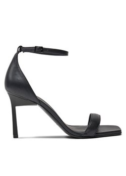 Calvin Klein Sandały Heel Sandal 90 Pearl Lth HW0HW02066 Czarny ze sklepu MODIVO w kategorii Sandały damskie - zdjęcie 173292960