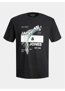Jack&Jones T-Shirt Jjclarc 12247768 Czarny Relaxed Fit ze sklepu MODIVO w kategorii T-shirty męskie - zdjęcie 173293020