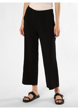 MAC Spodnie - Chiara Kobiety wiskoza czarny jednolity ze sklepu vangraaf w kategorii Spodnie damskie - zdjęcie 173293241