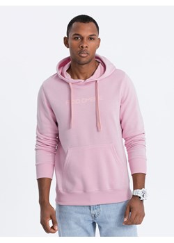 Bluza męska w mocnych kolorach - różowa V5 1351B ze sklepu Edoti w kategorii Bluzy męskie - zdjęcie 173294273