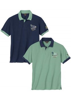 Zestaw 2 koszulek polo z piki Ocean Island ze sklepu Atlas For Men w kategorii T-shirty męskie - zdjęcie 173294923